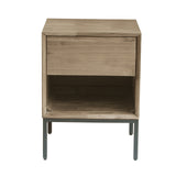 New Pacific Direct Hathaway Night Stand/ Side Table Drifted Sand 18 x 18 x 24