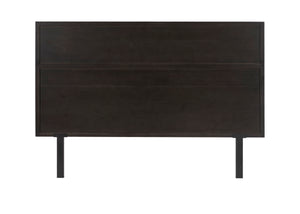 New Pacific Direct Caine Rattan Queen Headboard - Modern 66" Design With Black Legs, Easy Assembly & Matching Options Black  8000065-b-npd