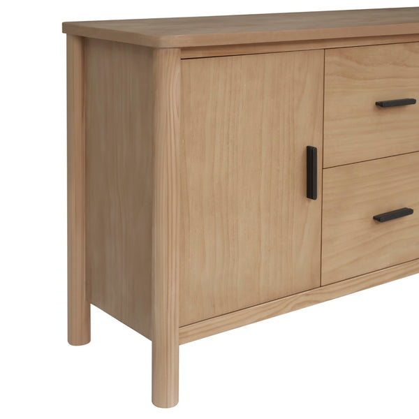 Bloomfield Sideboard 2 Drawers + 2 Doors Natural Pine, Brown 8000073 New Pacific Direct
