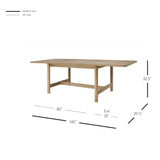 Bloomfield Butterfly Dining Table w/ 20" Ext Natural Pine, Brown 8000075 New Pacific Direct