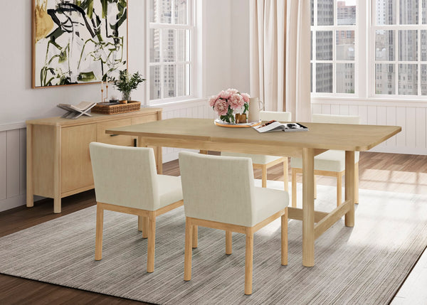 Bloomfield Butterfly Dining Table w/ 20" Ext Natural Pine, Brown 8000075 New Pacific Direct