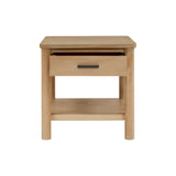 Bloomfield Nightstand/Side Table Natural Pine, Brown 8000077 New Pacific Direct