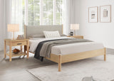 Bloomfield Queen Bed Set Natural Pine, Brown 8000079 New Pacific Direct