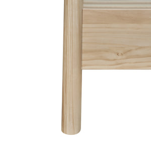 New Pacific Direct Bloomfield Queen Canopy Bed Set Natural Pine, Brown 100% Polyester, Solid Pine Wood 8000080-npd