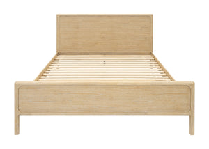 New Pacific Direct Hansville King Bed Set Natural Whitewash, Natural , Solid Mindi Wood 8000086-npd