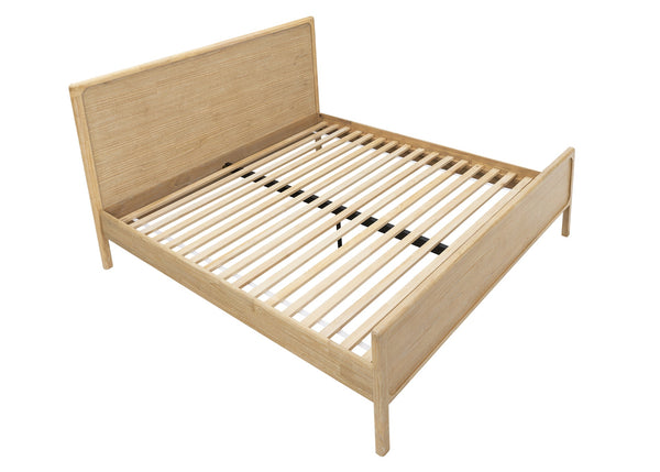 New Pacific Direct Hansville King Bed Set Natural Whitewash, Natural , Solid Mindi Wood 8000086-npd