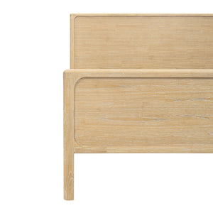 New Pacific Direct Hansville King Bed Set Natural Whitewash, Natural , Solid Mindi Wood 8000086-npd