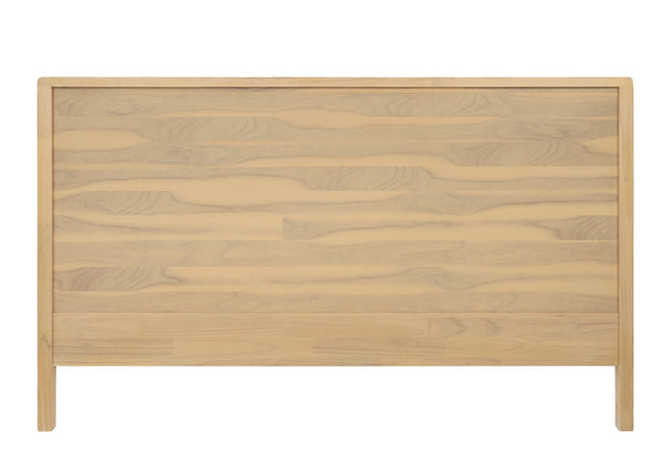 New Pacific Direct Hansville King Bed Set Natural Whitewash, Natural , Solid Mindi Wood 8000086-npd