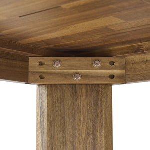 New Pacific Direct Wilmington 79" Modern Farmhouse Dining Table In Brushed Brown For Chic Dining With Comfort & Style Brushed Brown  8000090-430-npd