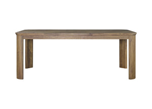 New Pacific Direct Wilmington 79" Modern Farmhouse Dining Table In Brushed Brown For Chic Dining With Comfort & Style Brushed Brown  8000090-430-npd
