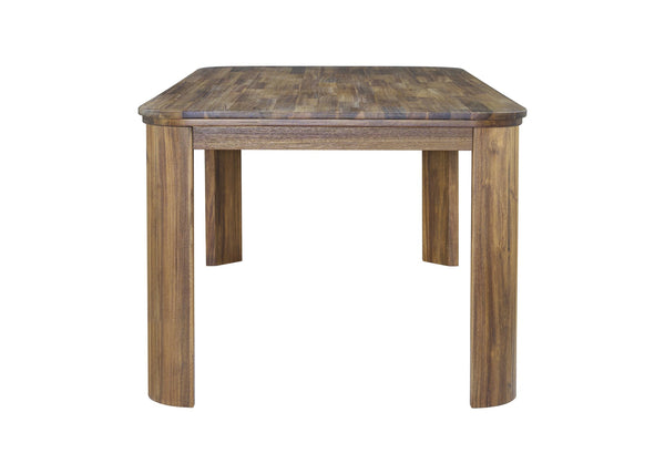 New Pacific Direct Wilmington 79" Modern Farmhouse Dining Table In Brushed Brown For Chic Dining With Comfort & Style Brushed Brown  8000090-430-npd