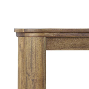 New Pacific Direct Wilmington 79" Modern Farmhouse Dining Table In Brushed Brown For Chic Dining With Comfort & Style Brushed Brown  8000090-430-npd