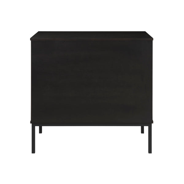 New Pacific Direct Caine Rattan Chest 3 Drawers Black, Black , Rattan 8000062-b-npd