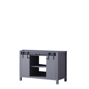 English Elm Dark Grey Bath Vanity - 48-Inch Stylish Storage Solution With Soft-Close Drawers & Easy Install B2731P260020