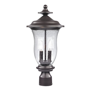 Trinity 20'' High 2-Light Outdoor Post Light - Oil Rubbed Bronze 8002EP/75 Thomas