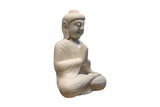 Lilys 16 Inhes High White Marble Praying Buddha Statue 8003