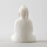 Lilys 16 Inhes High White Marble Praying Buddha Statue 8003