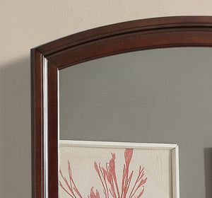 English Elm Ashford Cappuccino Wood Veneer Mirror 34"H x 47"W with Low Distortion Glass, Durable Trim Accent Piece B078108514