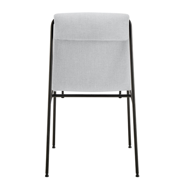 EuroStyle Ludivg Side Chair - Set of 2 Light Gray 80078LTGRY