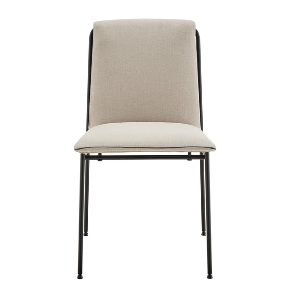 EuroStyle Ludivg Side Chair - Set of 2 Tan 80078TAN