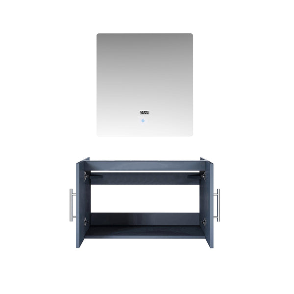 English Elm Dark Grey Bath Vanity 30 In. W With Illuminated Led Mirror – Modern, Compact & Ready To Install! B2731S00493
