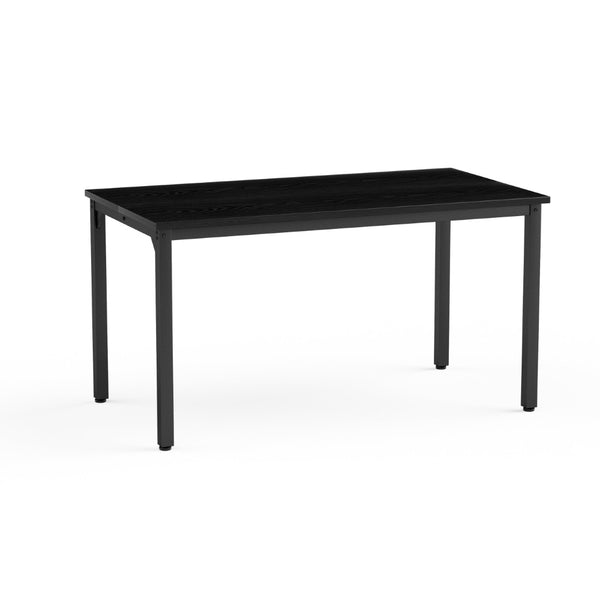 English Elm 5-piece Dining Set with Steel Frame Padded Chairs Benches for Kitchen or Room W1162P468417