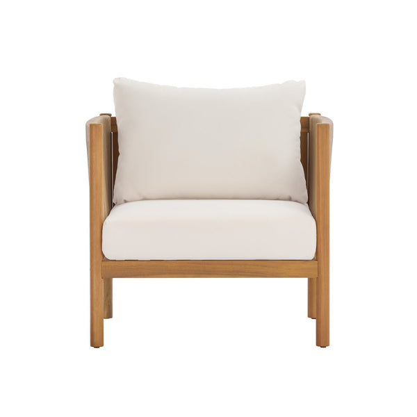 English Elm 4-piece Outdoor Seating Set Solid Acacia Wood Woven Rope Resort Patio Lounge N768P381012L_2_N768P381013L