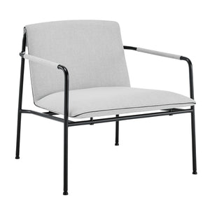 EuroStyle Ludvig Lounge Chair Light Gray 80080LTGRY