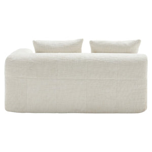 English Elm United Chenille Loveseat Sofa - Versatile Minimalist Sleeper For Cozy Living Room & Small Spaces W1568P255133-GIGA