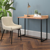 !nspire Jivin Desk Natural Natural/Black Solid Wood/Iron