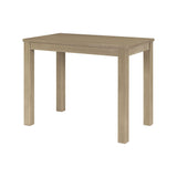 New Pacific Direct Tiburon 36" High Dining Table Drifted Sand 47 x 28 x 36