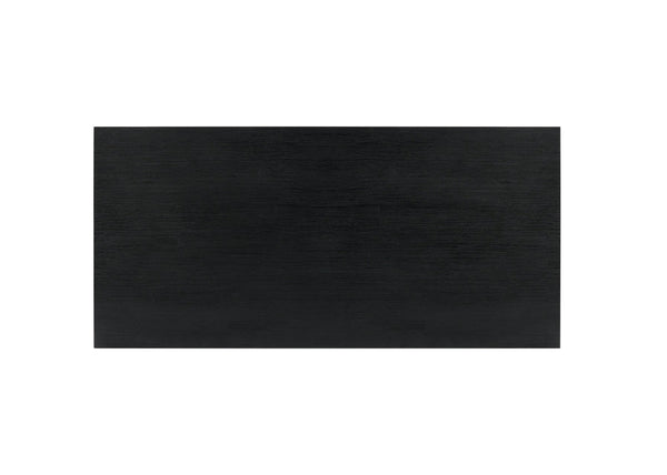 New Pacific Direct Bedford 75" Rustic Dining Table In Brushed Black - Versatile Solid Acacia For Any Decor Style Brushed Black  801075-433-npd