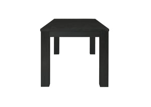 New Pacific Direct Bedford 75" Rustic Dining Table In Brushed Black - Versatile Solid Acacia For Any Decor Style Brushed Black  801075-433-npd