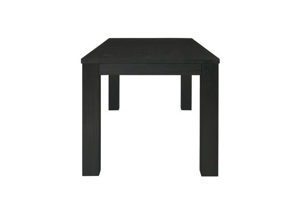 New Pacific Direct Bedford 75" Rustic Dining Table In Brushed Black - Versatile Solid Acacia For Any Decor Style Brushed Black  801075-433-npd