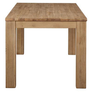 Bedford 75" Rustic Acacia Dining Table in Brushed Smoke - Seats 6-8, Perfect for Farmhouse Style
