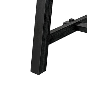 New Pacific Direct Bedford 79" Rectangular Dining Table With A Base - Modern Farmhouse Style In Brushed Black Finish Brushed Black  801079-433-npd