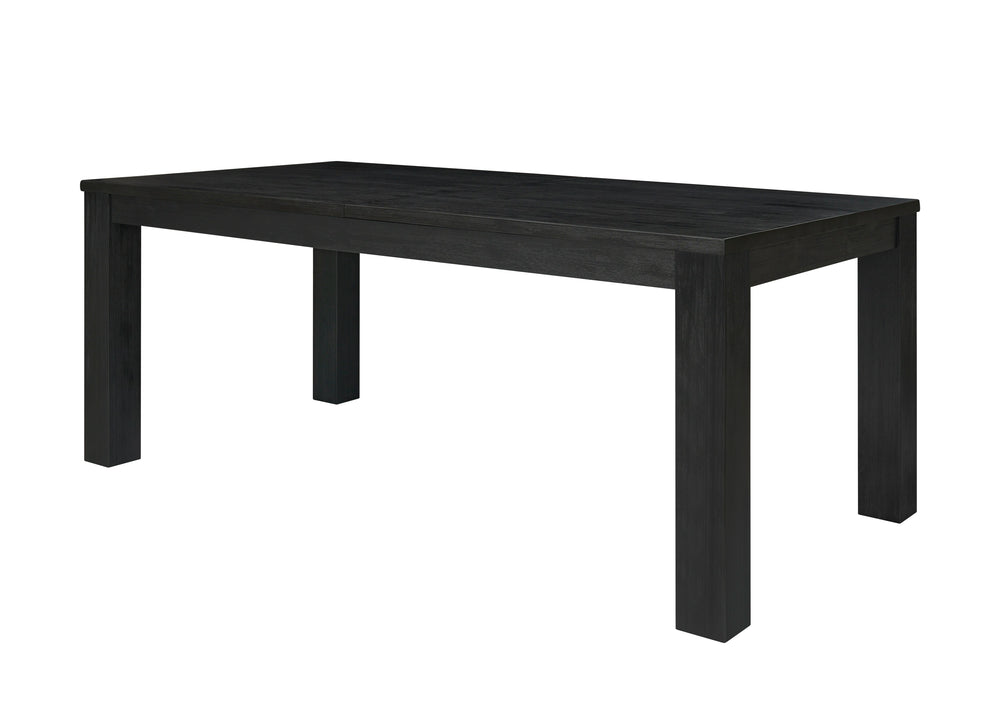 New Pacific Direct Bedford 79” Dining Table In Brushed Black - Elegant Solid Acacia With 20" Extension For Versatile Dining Brushed Black  801179-433-npd