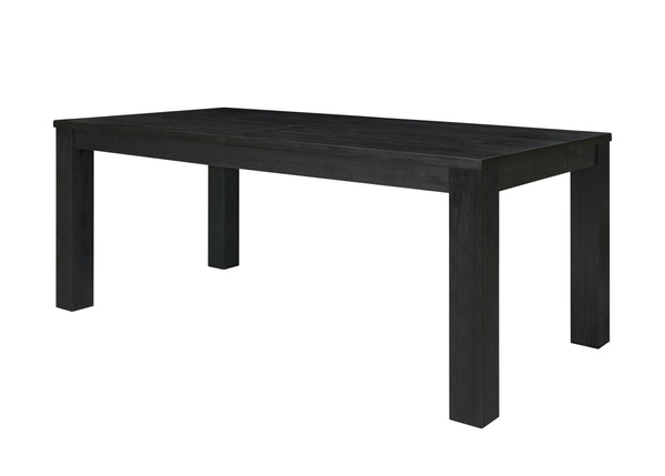 New Pacific Direct Bedford 79” Dining Table In Brushed Black - Elegant Solid Acacia With 20" Extension For Versatile Dining Brushed Black  801179-433-npd