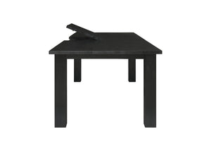 New Pacific Direct Bedford 79” Dining Table In Brushed Black - Elegant Solid Acacia With 20" Extension For Versatile Dining Brushed Black  801179-433-npd