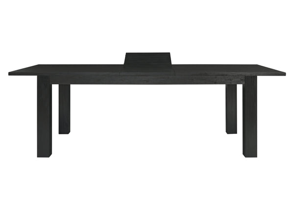 New Pacific Direct Bedford 79” Dining Table In Brushed Black - Elegant Solid Acacia With 20" Extension For Versatile Dining Brushed Black  801179-433-npd