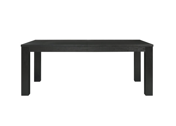 New Pacific Direct Bedford 79” Dining Table In Brushed Black - Elegant Solid Acacia With 20" Extension For Versatile Dining Brushed Black  801179-433-npd