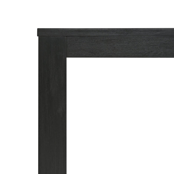 New Pacific Direct Bedford 79” Dining Table In Brushed Black - Elegant Solid Acacia With 20" Extension For Versatile Dining Brushed Black  801179-433-npd