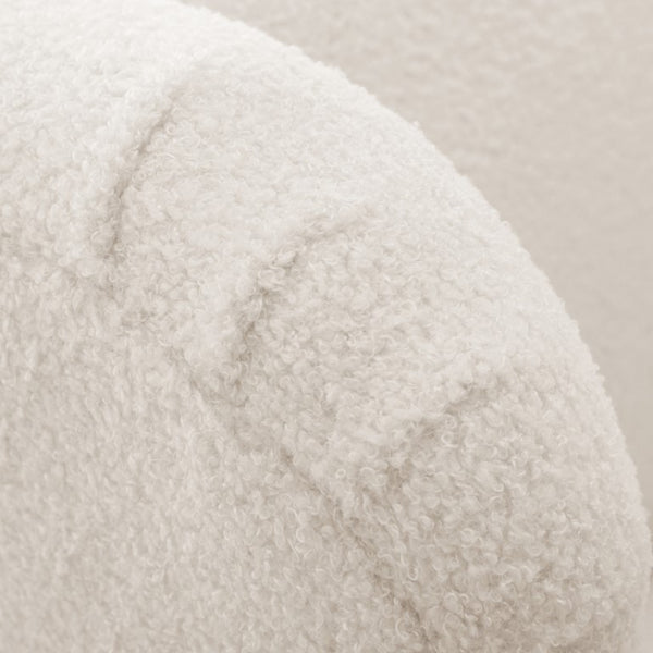 Comfort Pointe Vesper Boucle Accent Chair Milky White