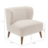 Comfort Pointe Vesper Boucle Accent Chair Milky White