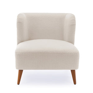 Comfort Pointe Vesper Boucle Accent Chair Milky White