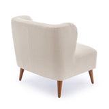 Comfort Pointe Vesper Boucle Accent Chair Milky White