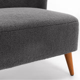 Comfort Pointe Vesper Boucle Accent Chair Grey