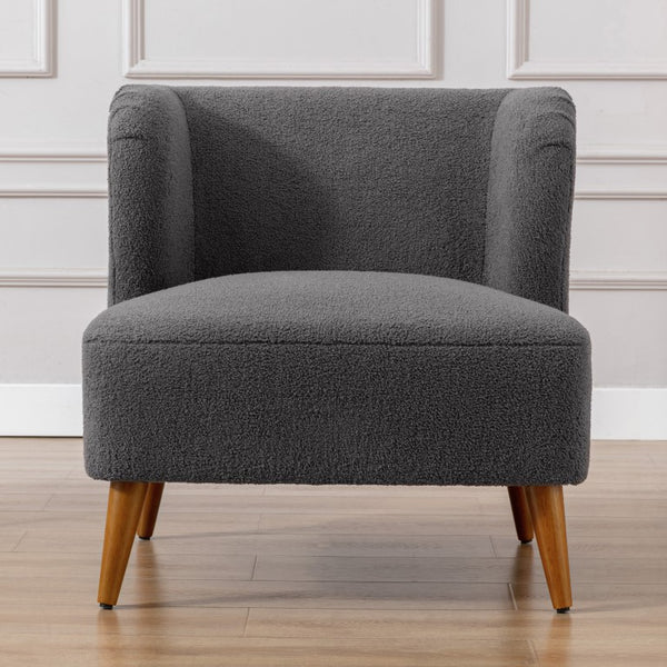 Comfort Pointe Vesper Boucle Accent Chair Grey
