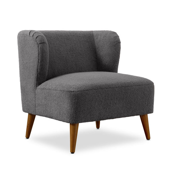 Comfort Pointe Vesper Boucle Accent Chair Grey