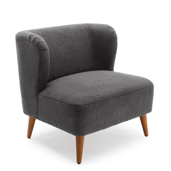 Comfort Pointe Vesper Boucle Accent Chair Grey